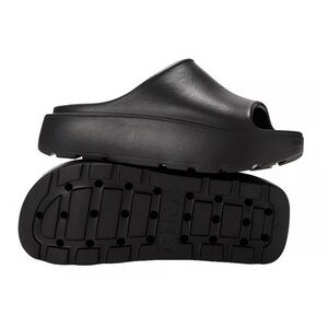 Victoria's Secret New Platform Slide Sandals Black Chunky